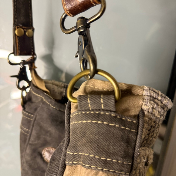 Women's Myra Bag Crossbody Bag One Size Gray Brown - Picture 6 of 11